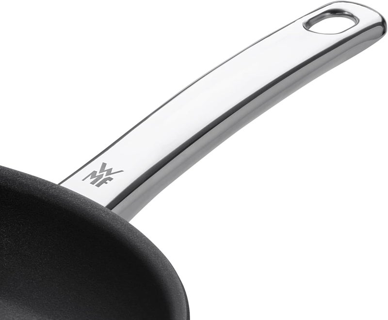 WMF Devil 2-Piece Frying Pan Set 28 cm + 20 cm Induction Frying Pan Cromargan Stainless Steel Coated Plastic Handle - Image 3