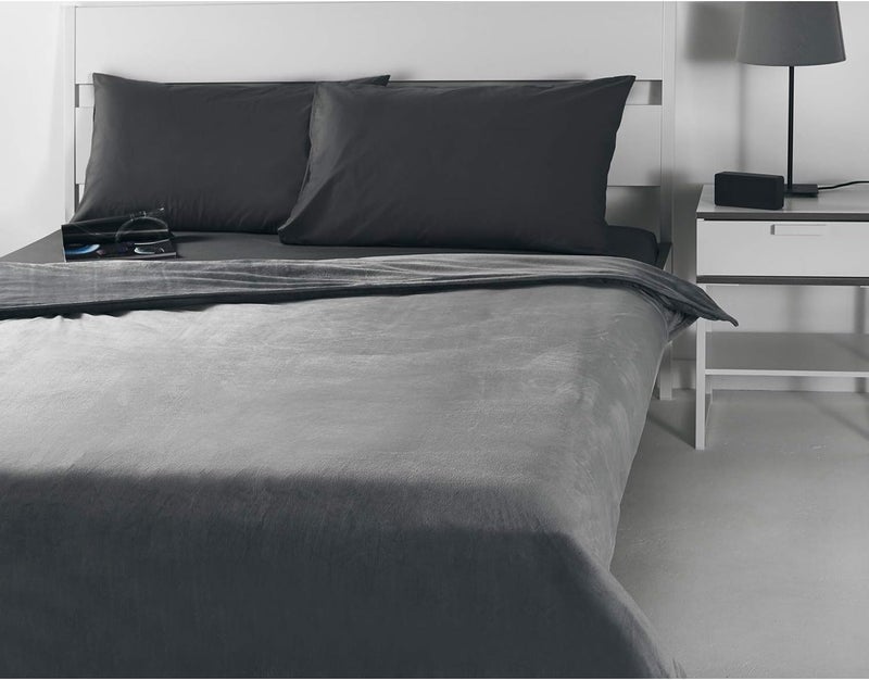 RelaxBlanket 60''x80'' Duvet Cover for Weighted Blanket | Premium Super Soft Minkey | Dark Grey - Image 4