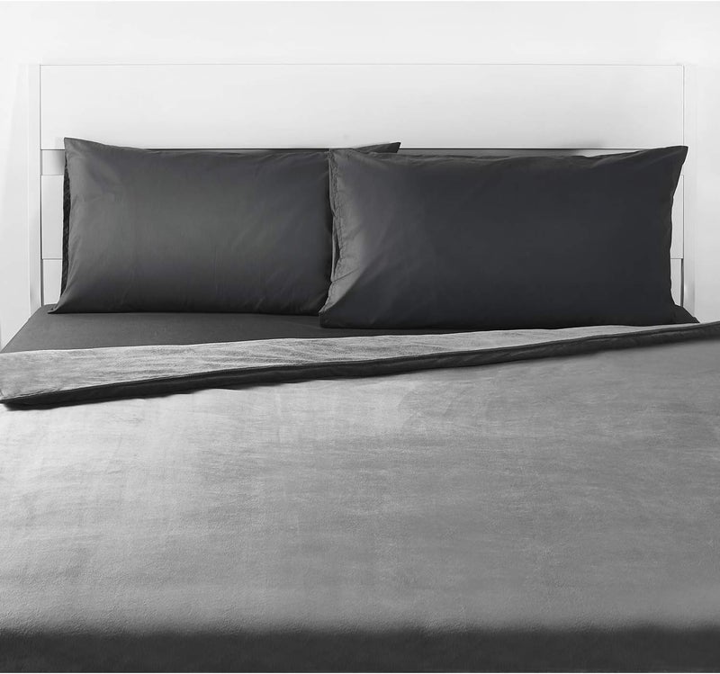 RelaxBlanket 60''x80'' Duvet Cover for Weighted Blanket | Premium Super Soft Minkey | Dark Grey - Image 2