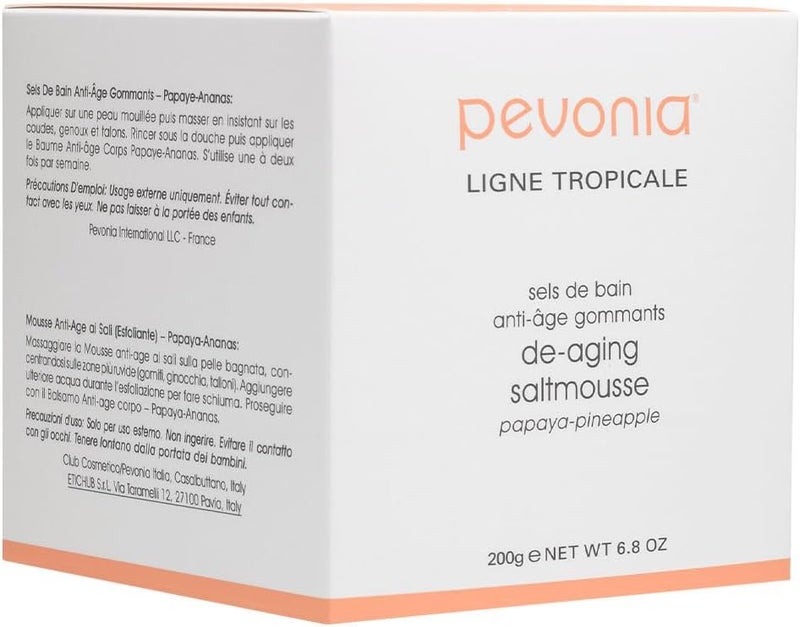 Pevonia De-Aging Salt Mousse with Papaya and Pineapple - 200g - Image 2