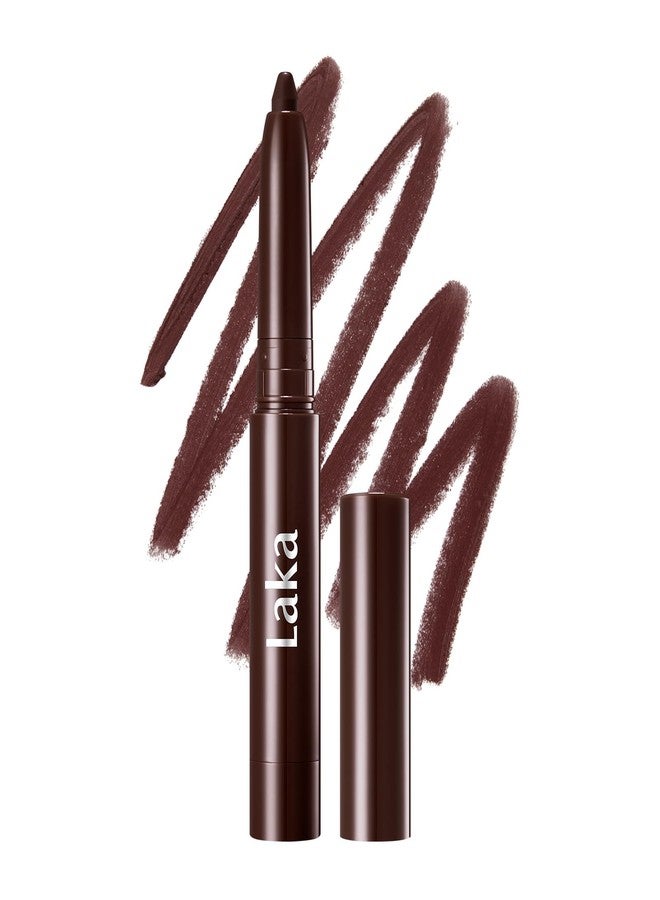 Laka Stain Lip Liner, 0.7g/0.02oz, Rich Creamy Long Lasting Color, Waterproof & Transfer-Proof, Easy Drawing with Smooth Application (#08 Burnt Brown) - Image 1