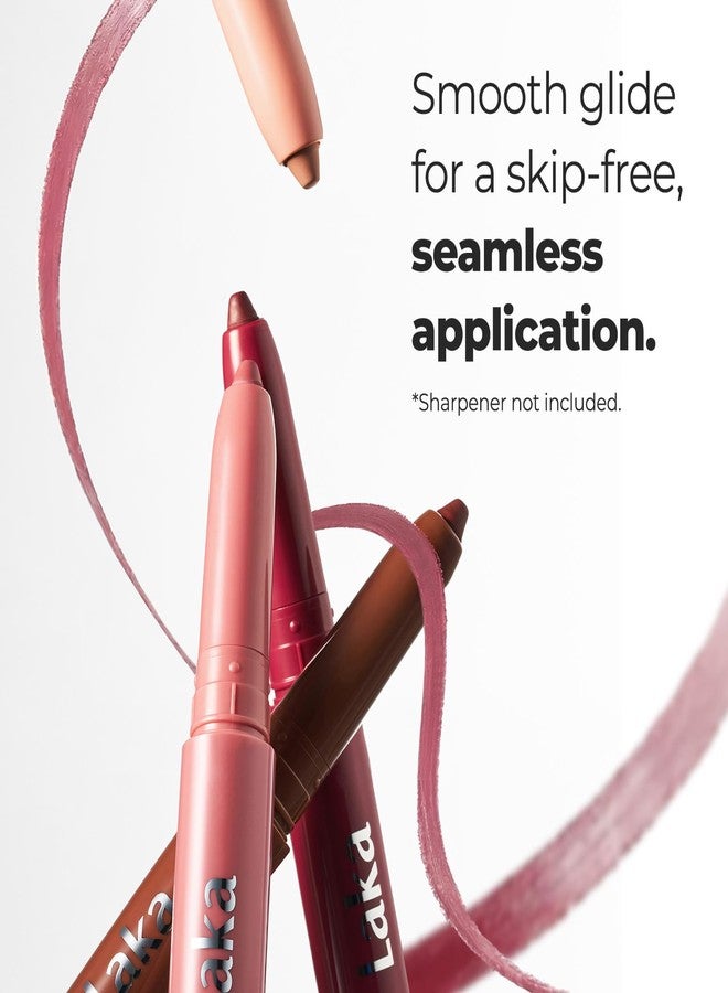 Laka Stain Lip Liner, 0.7g/0.02oz, Rich Creamy Long Lasting Color, Waterproof & Transfer-Proof, Easy Drawing with Smooth Application (#08 Burnt Brown) - Image 4