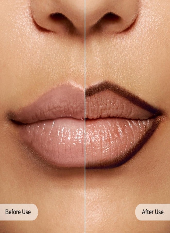 Laka Stain Lip Liner, 0.7g/0.02oz, Rich Creamy Long Lasting Color, Waterproof & Transfer-Proof, Easy Drawing with Smooth Application (#08 Burnt Brown) - Image 5