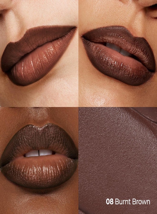 Laka Stain Lip Liner, 0.7g/0.02oz, Rich Creamy Long Lasting Color, Waterproof & Transfer-Proof, Easy Drawing with Smooth Application (#08 Burnt Brown) - Image 2