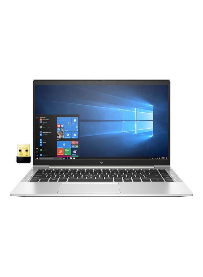 HP Renewed Elitebook 845 G7 Laptop With 14 Inch Ips Ryzen 7 Pro 4750U 16 Gb Ram 512 Gb Ssd Amd Radeon Rx Vega8 English/Arabic Silver - Image 3