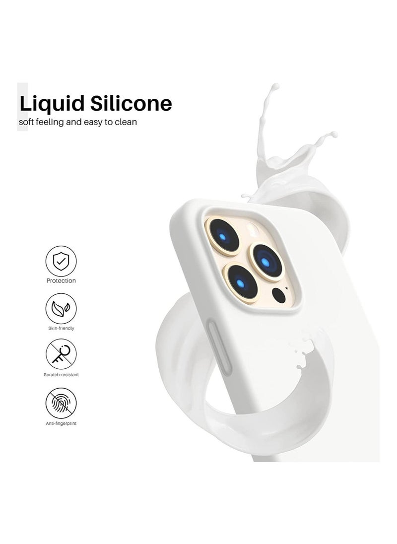 Raxoom Silicone Protective Case Compatible with iPhone 14 Pro Soft Liquid Gel Rubber Cover Shockproof Bumper Anti-Scratch Anti-Fingerprint Anti-Drop Slim Cover for iPhone (for iPhone 14 Pro) - Image 2