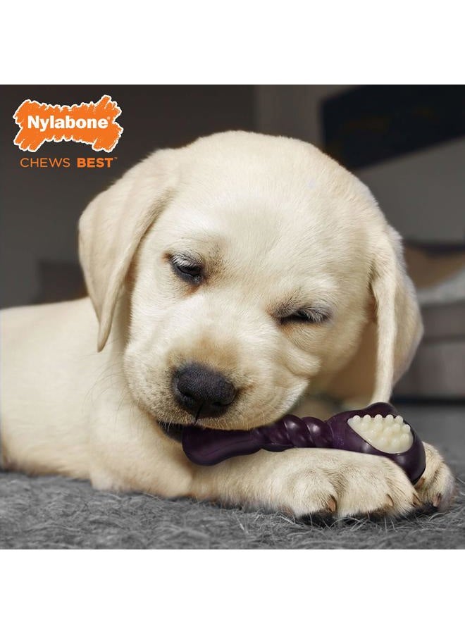 Nylabone Puppy Double Action Dog Chew Toy, L - Image 2