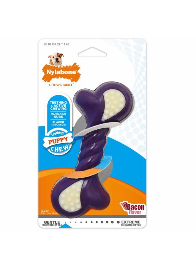 Nylabone Puppy Double Action Dog Chew Toy, L - Image 1