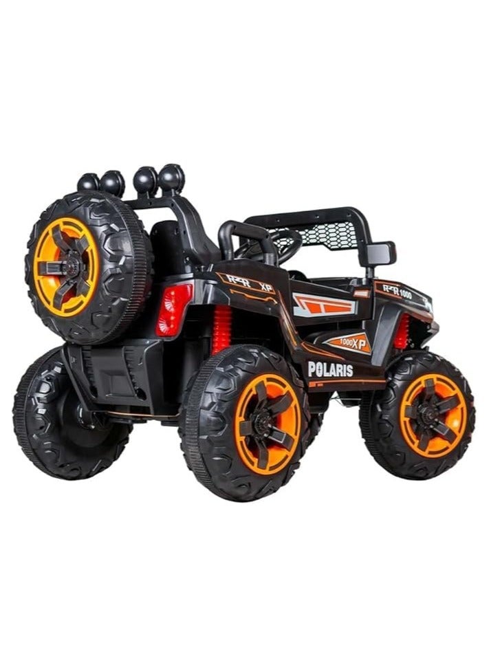 Lazy bones Electric Ride on for Kids | Battery Car For 1 to 7 Year | Car For Kids with Swing Option, Music System, Spring Suspension and Remote Control- MULTI COLOR - Image 3