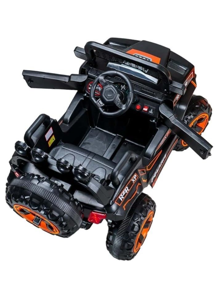 Lazy bones Electric Ride on for Kids | Battery Car For 1 to 7 Year | Car For Kids with Swing Option, Music System, Spring Suspension and Remote Control- MULTI COLOR - Image 4