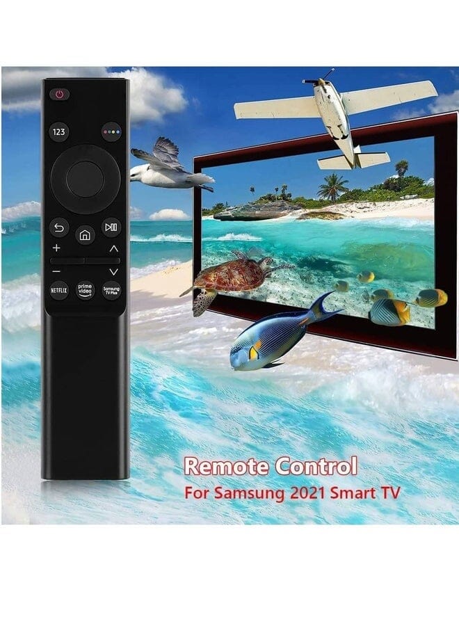 Smart Tv Remote Control For Samsung With Netflix Rakuten Tv Button 2021 Black