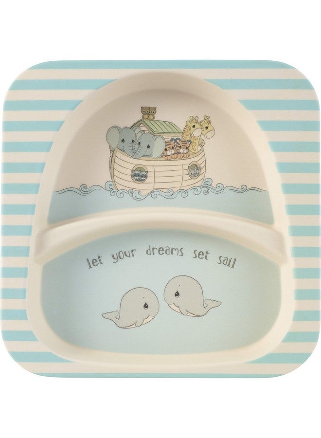 Precious Moments Precious Moments 202415 Let Your Dreams Set Sail Noah’s Ark Bamboo Mealtime Set - Image 2