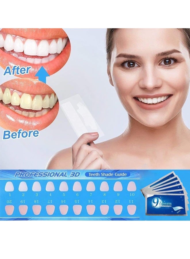 SYOSI Teeth Whitening Strips Flexible Gel Teeth Whitening Kit Smile Whitening Strips for Yellow Teeth Coffee Stains Dark Teeth 14-Pack 28 Tablets  - Image 4