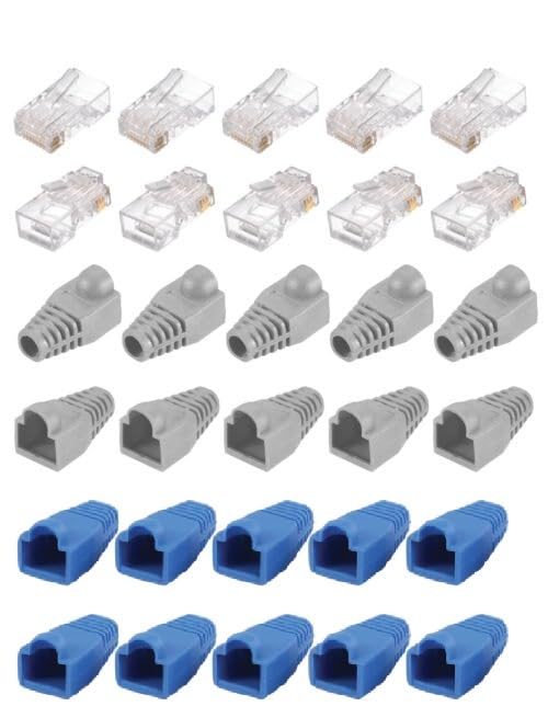 UbiGear Network/Phone Cable Finder/Toner/Probe/Tracer/Tester + RJ11/RJ12/RJ45 Crimp Crimper + 100 Pcs RJ45 CAT5e Connector Plug/Boots Network Tool Kits (PremiumTester) - Image 4