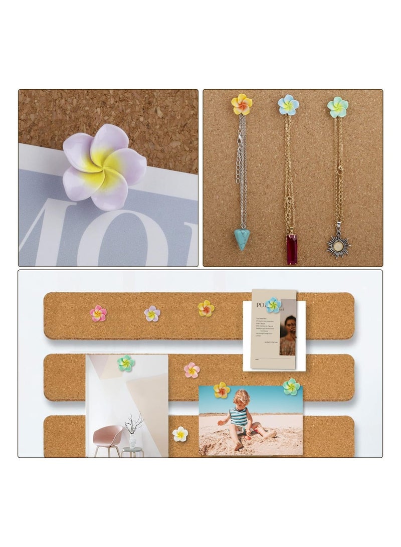 Zikra 21Pcs Colorful Flower Push Pins, Tulip Decorative Pushpins Cork Board Thumbtacks, Cute Fun Thumb Tacks for Photo Wall, Feature Wall,Map, Bulletin Board, Whiteboard, Office or Home - Image 4