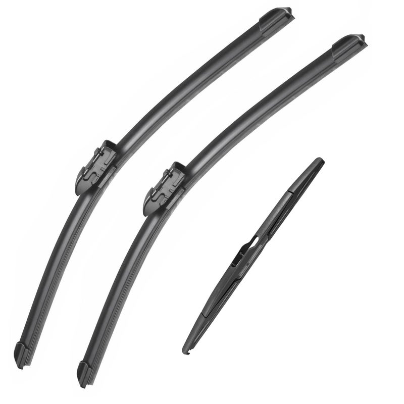 Wiper Blades Replacement for Lexus NX200t 20152017NX300 20182021NX300h 20152021 All Seasons Windshield Wiper Blades 261612Set of 3 Top Lock