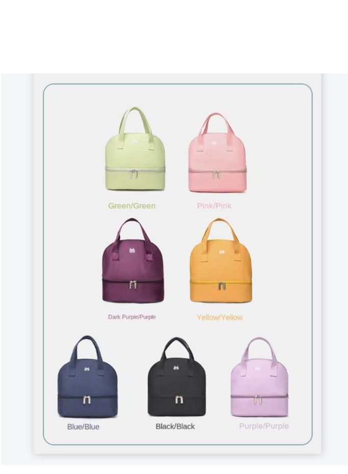 XiuWoo Lunch Bag Bento Bag, Thickened Thermal Insulation Refrigerated Tote Box Carrying for Students Ladies Men Picnic Work Outdoor (Light Green) - Image 2