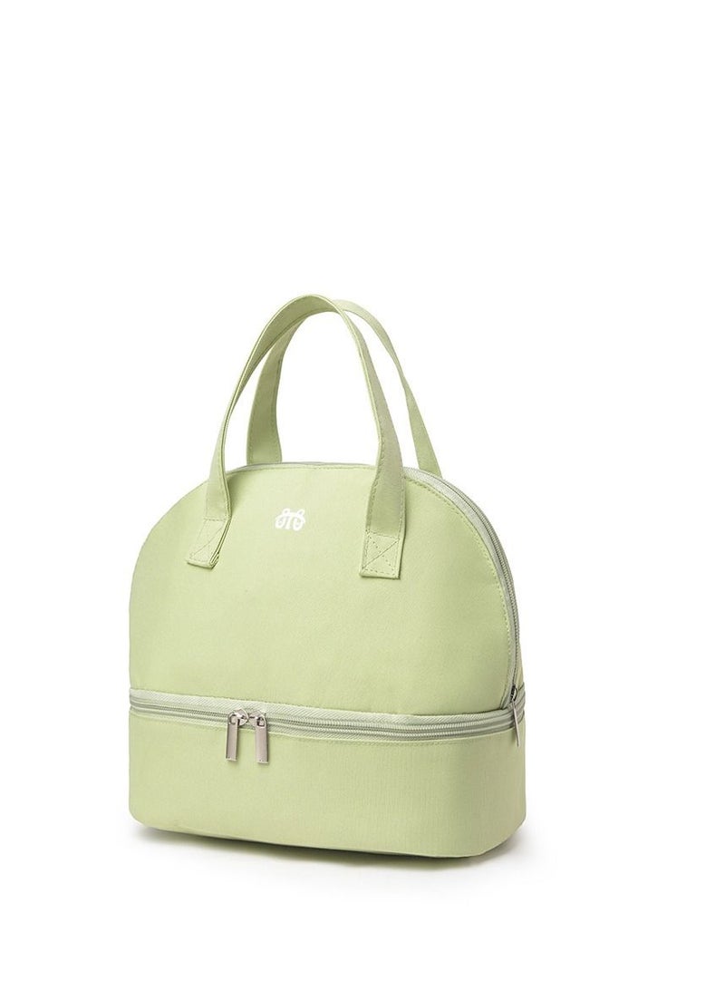 XiuWoo Lunch Bag Bento Bag, Thickened Thermal Insulation Refrigerated Tote Box Carrying for Students Ladies Men Picnic Work Outdoor (Light Green) - Image 1