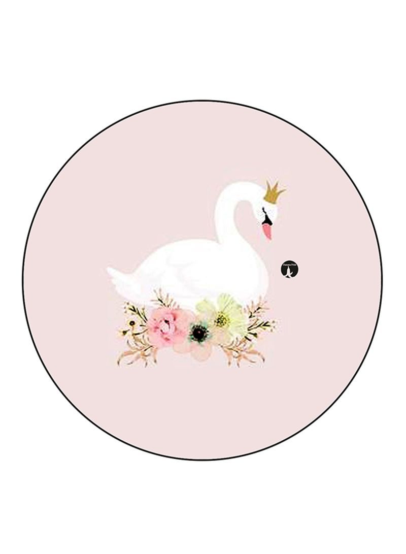 RKN Swans Printed Mouse Pad Multicolour
