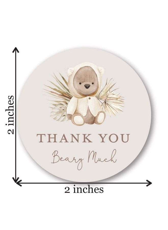 2" Round Boho Bear Baby Shower Thank You Favor Stickers Set Of 40 (Neutral) - pzsku/ZF2C95FAD08DB1710A9E3Z/45/_/1688970953/f920d79b-ae9b-405e-9f91-60c54f00ca78