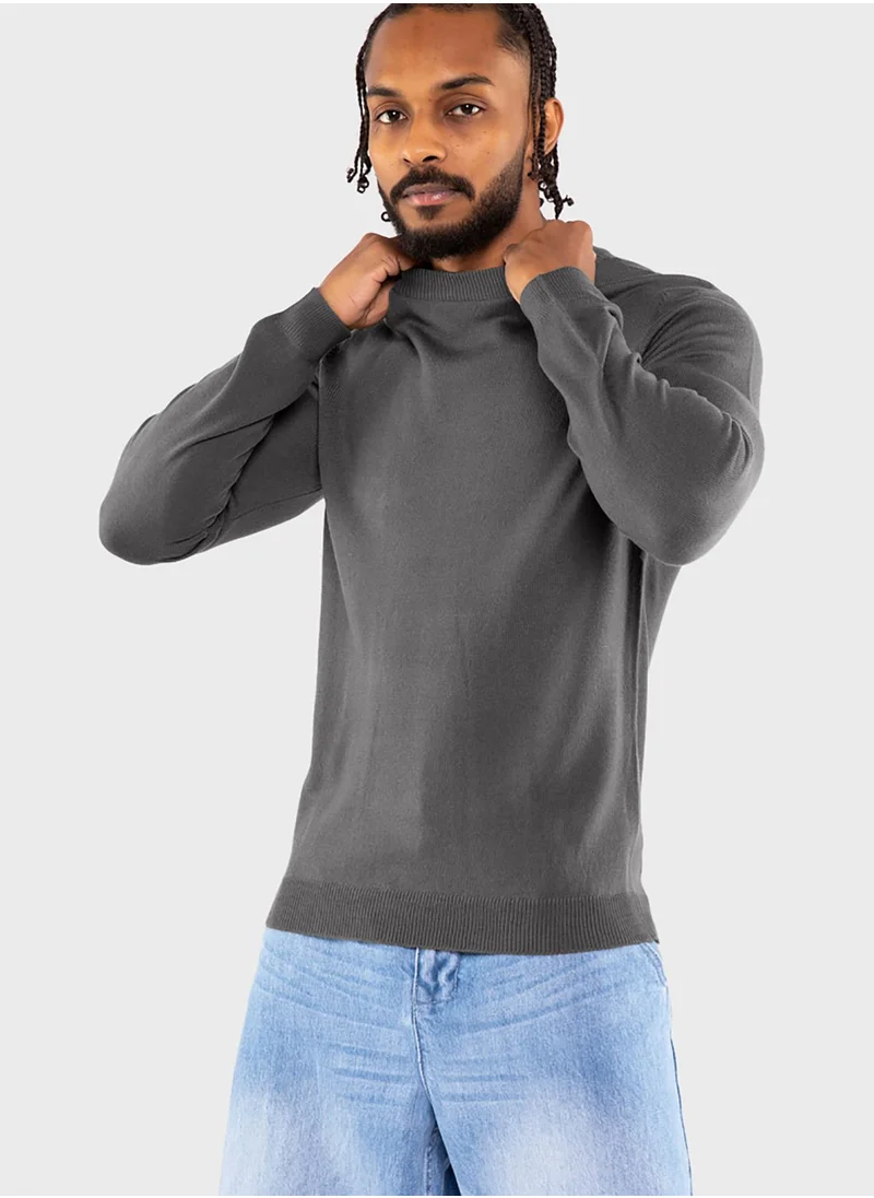 Blue Age Essential Knitted Sweatshirt