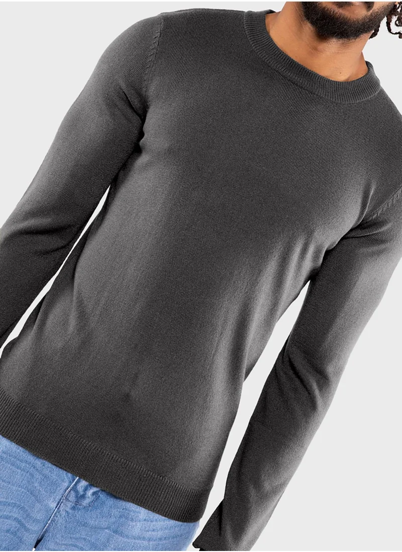 Blue Age Essential Knitted Sweatshirt