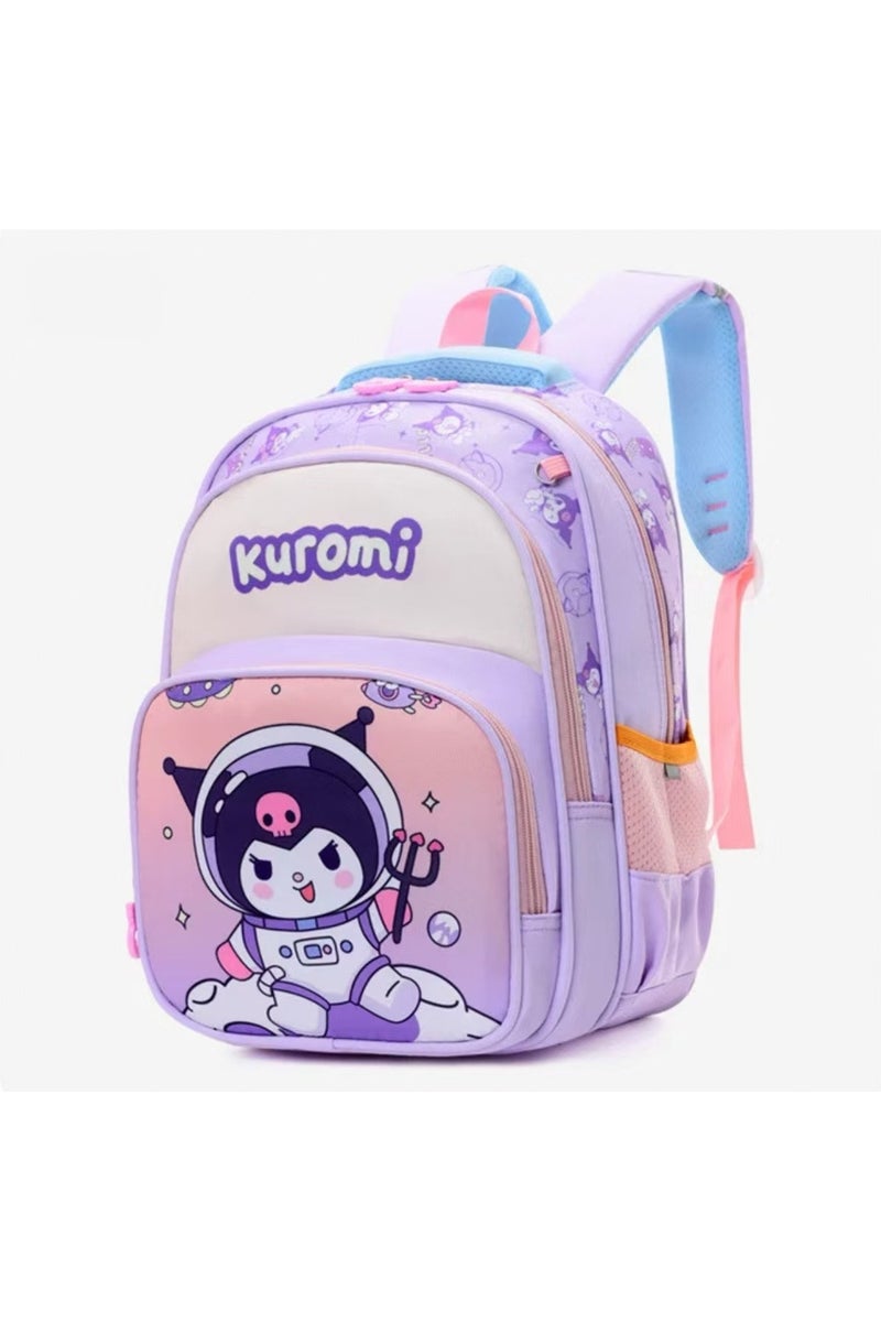kuromi جديد المحمولة حقيبة مدرسية كبيرة الحجم للأطفال / المراهقين - Image 1