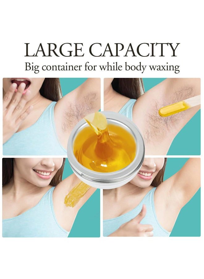 COFASHION Single Wax Warmer Professional Electric wax Heater for Hair Removal- Wax Pot with 50pcs Sticks Heat up Quickly & Fahrenheit Dial, Paraffin Facial Skin Body SPA Salon Equipment - Image 2