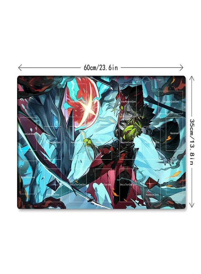 Mlikemat New Mlikemat Playmat Diabellestarr the Dark Witch TCG CCG OCG Trading Card Game Mat with Zones + Free Bag (ZD039-928-A) - Image 5