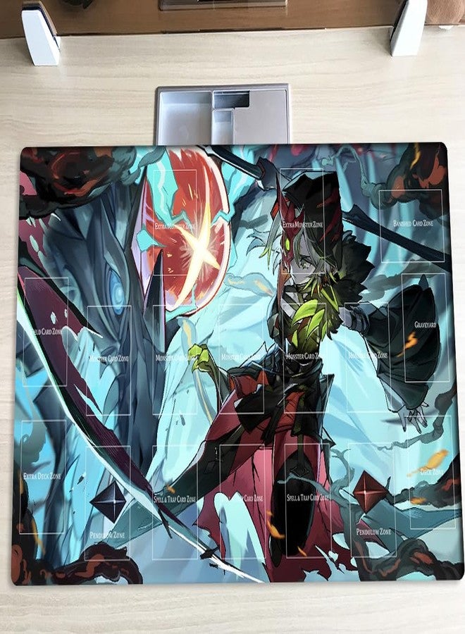 Mlikemat New Mlikemat Playmat Diabellestarr the Dark Witch TCG CCG OCG Trading Card Game Mat with Zones + Free Bag (ZD039-928-A) - Image 2