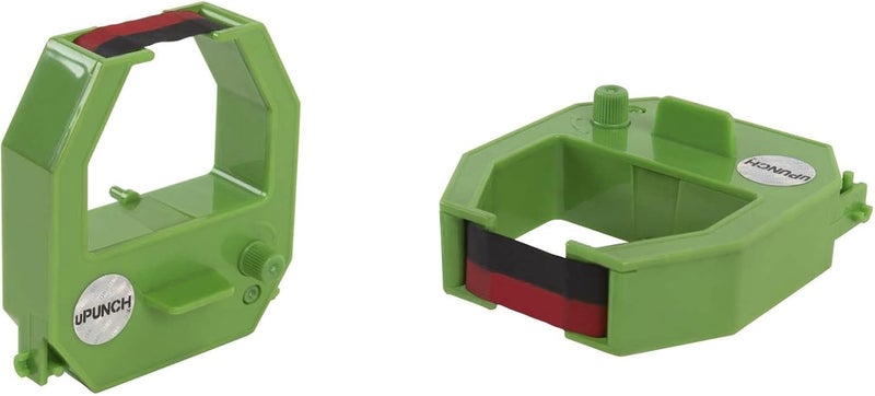 uPunch 2 Pack, Ink Ribbon for HN3000 Non-Calculating Time Clock - Image 1