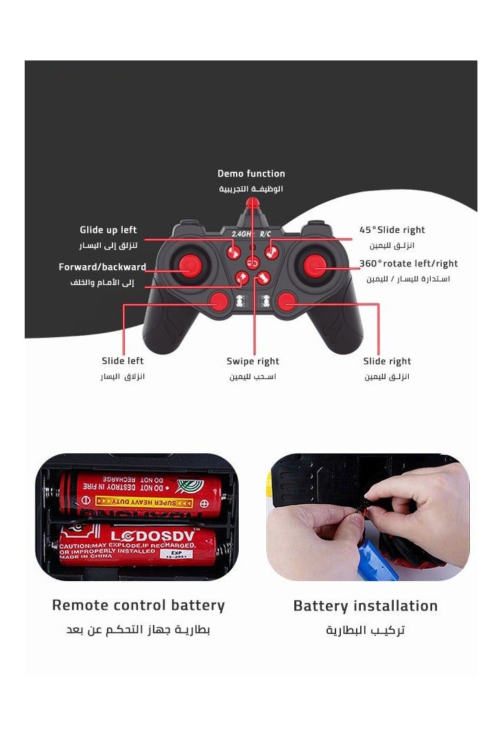 DURKU 2.4 GHz Gesture Sensing RC Stunt Car with Light, Music, and Double Side Drift Function for Kids, Ideal Gift for Ages 8+ - Image 5
