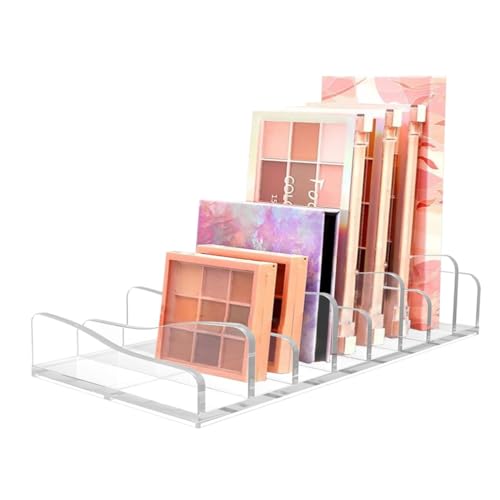 MAYCREATE® Acrylic Eyeshadow Palette Makeup Organizer, 8-Cell Cosmetic Storage, Cosmetics Display Storage Holder for Cosmetic, Eye Shadow, Sunglasses and Wallets - Image 1