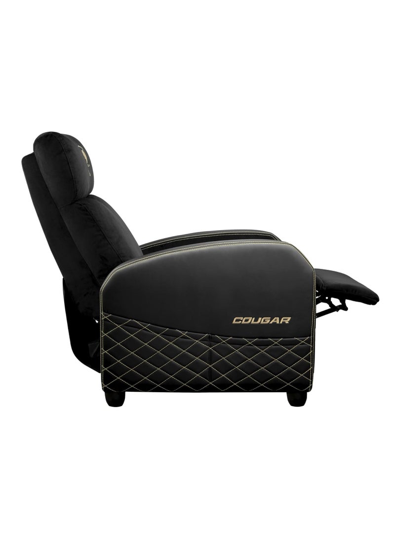 COUGAR Gaming | Gaming Chair | Ranger Elite Royal - Height 100 cm - Width 67 cm - Seat Depth 49 cm - Supports up to 135 kg - Breathable Velvet Fabric - Image 4