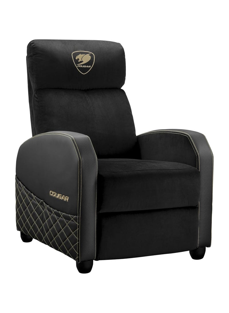 COUGAR Gaming | Gaming Chair | Ranger Elite Royal - Height 100 cm - Width 67 cm - Seat Depth 49 cm - Supports up to 135 kg - Breathable Velvet Fabric - Image 1