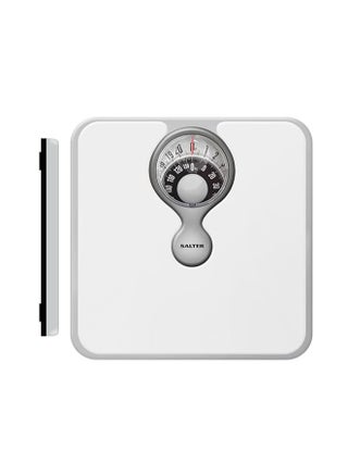 Bathroom Scales with Needle 133kg Capacity Easy Read Magnifying Rotating Dial Compact Padded Design White ( 484 WHDR ) - pzsku/ZF2C9E7A0429031BE77CFZ/45/_/1735478623/ef3fee71-0be0-4a46-9750-8edfb969b2e1
