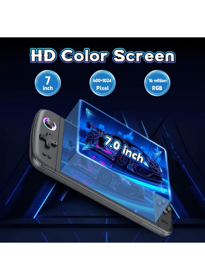 وحدة تحكم ألعاب محمولة ريترو M27 بشاشة HD مقاس 7 بوصات، سعة تخزين 64 جيجابايت، وأكثر من 20,000 لعبة مثبتة مسبقًا - Image 5