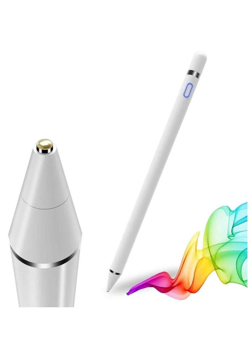 قلم ستايلس رقمي بالسعة لجهاز آيباد برو أبيض - Image 1