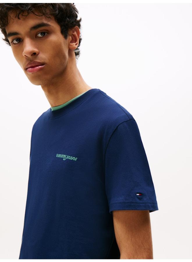 TOMMY JEANS Back Graphic Crew Neck T-Shirt - Image 3