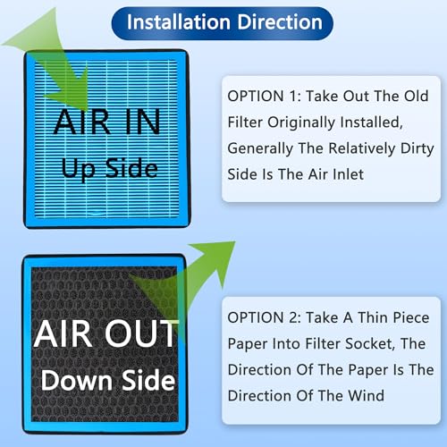 RICHWEI CF1185 Cabin Air Filter With Activated Carbon For Buick Cadillac Chevy GMC Acadia Sierra 1500 2500 3500 Canyon Terrain Yukon,Enclave Encore Envision LaCrosse Regal,XT4 XT5 XT6 XTS ATS CT4 CT5 CT6 CTS - Image 5
