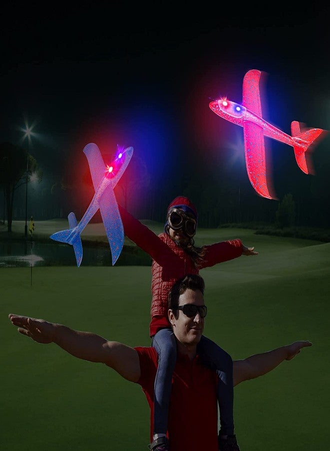Dhavl Kids Toys Hand Throw Flying Glider Planes Foam Aeroplane Model Party Bag Fillers Flying Glider Plane Toys for Kids Game (Pack of 1-pic) Multi Color(Light) - Image 4