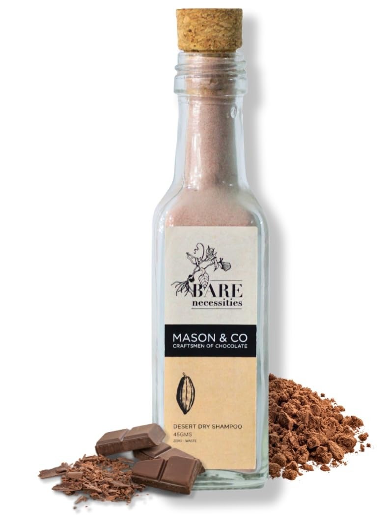 Bare Free Dry Shampoo Suitable for Brown Black Hair 45Gm - Image 1