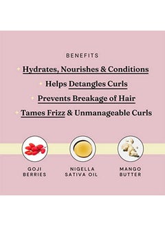 Fix My Curls Hydrating Deep Conditioner For Curly And Wavy Hair All Porosity Frizz Control Detangling Cruelty & Silicone Free Cg Friendly Rich With Mango & Shea Butter (100Ml)  - Image 4