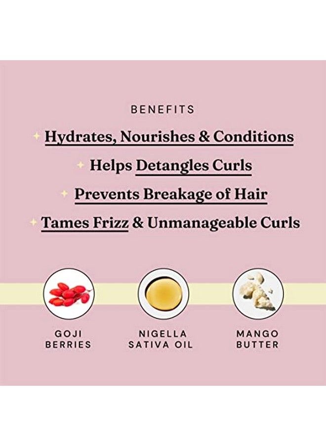 Fix My Curls Hydrating Deep Conditioner For Curly And Wavy Hair All Porosity Frizz Control Detangling Cruelty & Silicone Free Cg Friendly Rich With Mango & Shea Butter (100Ml)  - Image 4
