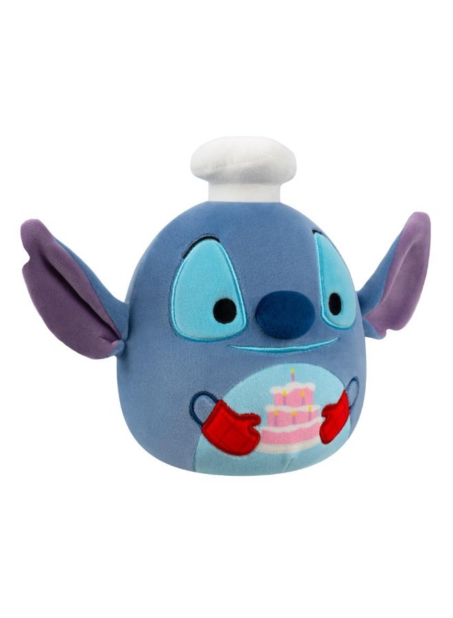 Squishmallows SQDI - Little Plush (6.5" Squishmallows) (Disney - Chef Stitch Holding Cake) - Image 5
