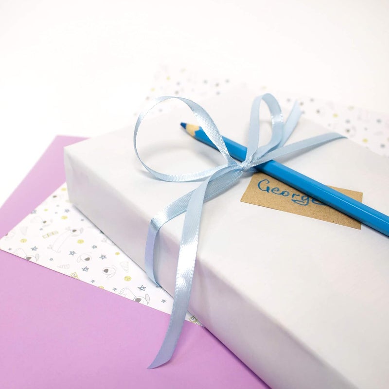 LilyRin Light Blue Ribbon 1/4 Inches 36 Yards Satin Roll Perfect for Art, Wedding, Wreath, Baby Shower, Packing Birthday, DIY Hair Accessories Scrapbooking Wrapping Christmas Other Projects Sky Color - Image 2