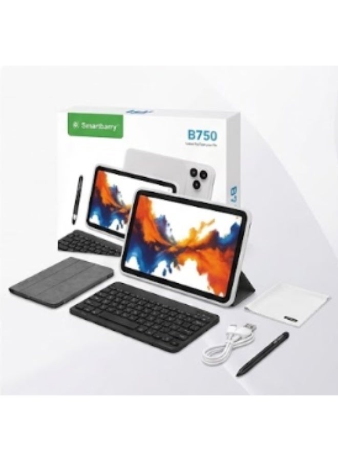 Smartbarry Portable Tablet with Keyboard & Protective Case B750 7-Inch Android 9.0 Tablet, 3G Dual SIM Calling, 2GB RAM 16GB ROM, HD Touchscreen Display, WiFi & Bluetooth - Image 1