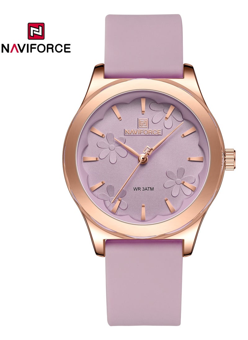 NAVIFORCE - Elegant Analog Watch with Stylish Dial Design Durable Strap Water Resistant Timepiece for Everyday and Formal Wear - Image 1