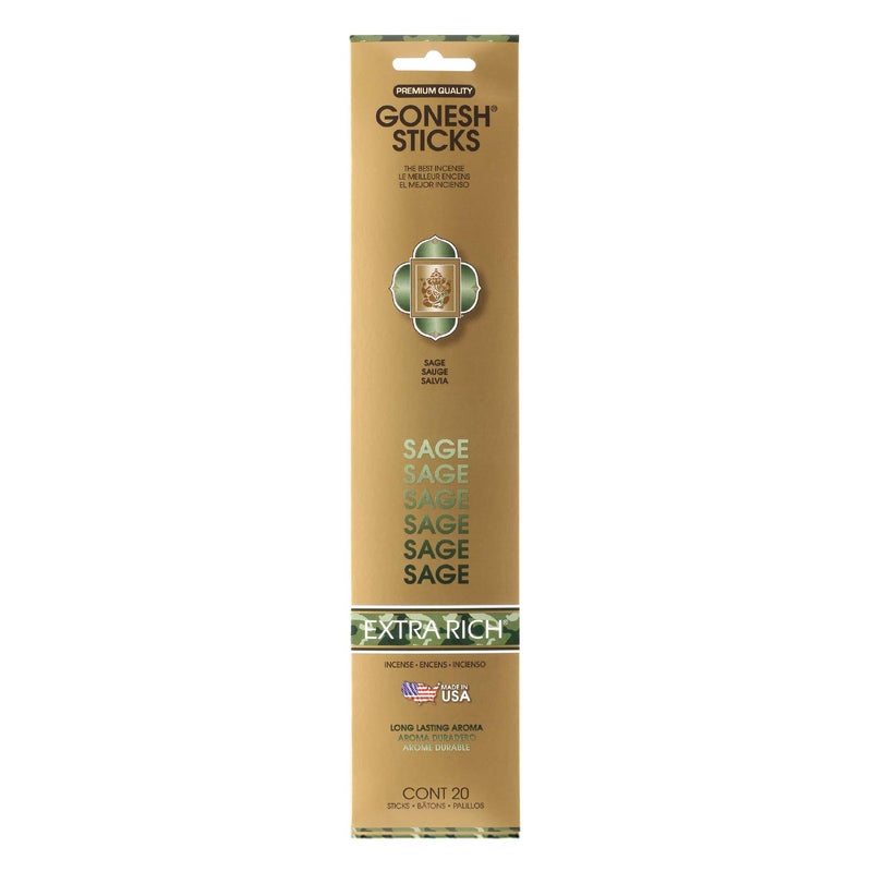 Sage 20 STICK PACK Extra Rich Incense by GONESH