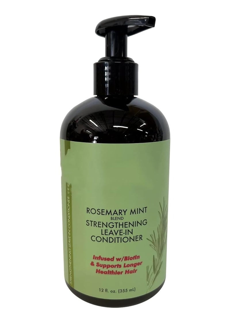 DubaiGallery مجموعة منتجات تصفيف الشعر العضوية بالروزماري والنعناع الغنية بالبيوتين والمحفزة لنمو الشعر من أجل شعر أقوى وأكثر صحة، 4 قطع - Image 2